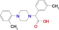 (3-methylphenyl)[4-(2-methylphenyl)piperazin-1-yl]acetic acid