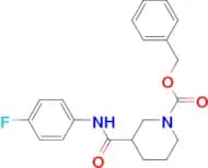 Benzyl 3-{[(4-fluorophenyl)amino]carbonyl}piperidine-1-carboxylate