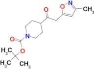 Tert-butyl 4-[(3-methylisoxazol-5-yl)acetyl]piperidine-1-carboxylate
