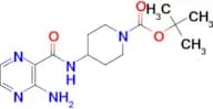 Tert-butyl 4-{[(3-aminopyrazin-2-yl)carbonyl]amino}piperidine-1-carboxylate