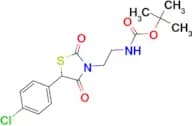 Tert-butyl 2-[5-(4-chlorophenyl)-2,4-dioxothiazolidin-3-yl]ethylcarbamate
