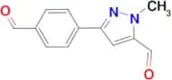 3-(4-formylphenyl)-1-methyl-1H-pyrazole-5-carbaldehyde