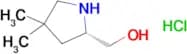 (S)-4,4-DIMETHYL-2-HYDROXYMETHYL-PYRROLIDINE HYDROCHLORIDE