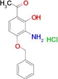 1-(3-AMINO-4-(BENZYLOXY)-2-HYDROXYPHENYL)ETHANONE HCL