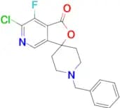 1'-BENZYL-6-CHLORO-7-FLUORO-1H-SPIRO[FURO[3,4-C]PYRIDINE-3,4'-PIPERIDIN]-1-ONE