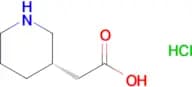 (S)-2-(PIPERIDIN-3-YL)ACETIC ACID HCL