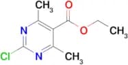 ETHYL 2-CHLORO-4,6-DIMETHYLPYRIMIDINE-5-CARBOXYLATE