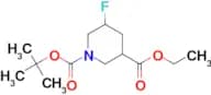 1-TERT-BUTYL 3-ETHYL 5-FLUOROPIPERIDINE-1,3-DICARBOXYLATE