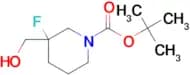 TERT-BUTYL 3-FLUORO-3-(HYDROXYMETHYL)PIPERIDINE-1-CARBOXYLATE