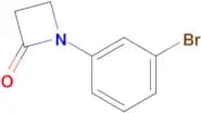 1-(3-BROMOPHENYL)AZETIDIN-2-ONE