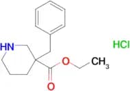 ETHYL 3-BENZYLPIPERIDINE-3-CARBOXYLATE HCL