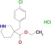 ETHYL 3-(4-CHLOROBENZYL)PIPERIDINE-3-CARBOXYLATE HCL