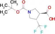 TRANS (+/-) [4-(TRIFLUOROMETHYL)PYRROLIDINE]-1,3-DICARBOXYLIC ACID 1-TERT-BUTYL ESTER