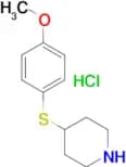 4-(4-METHOXYPHENYLSULFANYL)PIPERIDINE HCL