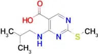 4-(ISOBUTYLAMINO)-2-(METHYLTHIO)PYRIMIDINE-5-CARBOXYLIC ACID