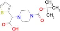 2-{4-[(TERT-BUTYL)OXYCARBONYL]PIPERAZINYL}-2-(2-THIENYL)ACETIC ACID