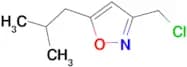3-(chloromethyl)-5-isobutylisoxazole