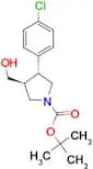 Tert-butyl (3R,4S)-3-(4-chlorophenyl)-4-(hydroxymethyl)pyrrolidine-1-carboxylate