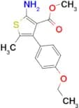 Methyl 2-amino-4-(4-ethoxyphenyl)-5-methylthiophene-3-carboxylate