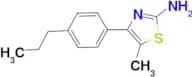 5-methyl-4-(4-propylphenyl)-1,3-thiazol-2-amine