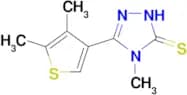 5-(4,5-dimethyl-3-thienyl)-4-methyl-4H-1,2,4-triazole-3-thiol