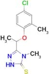 5-[1-(4-chloro-2-methylphenoxy)ethyl]-4-methyl-4H-1,2,4-triazole-3-thiol