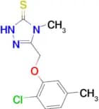 5-[(2-chloro-5-methylphenoxy)methyl]-4-methyl-4H-1,2,4-triazole-3-thiol