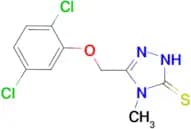 5-[(2,5-dichlorophenoxy)methyl]-4-methyl-4H-1,2,4-triazole-3-thiol