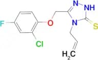 4-allyl-5-[(2-chloro-4-fluorophenoxy)methyl]-4H-1,2,4-triazole-3-thiol
