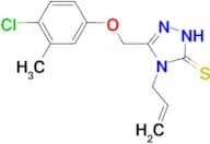 4-allyl-5-[(4-chloro-3-methylphenoxy)methyl]-4H-1,2,4-triazole-3-thiol