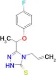4-allyl-5-[1-(4-fluorophenoxy)ethyl]-4H-1,2,4-triazole-3-thiol