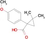1-(4-methoxyphenyl)-2,2-dimethylcyclopropanecarboxylic acid