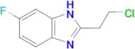 2-(2-chloroethyl)-6-fluoro-1H-benzimidazole