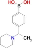 [4-(1-Piperidin-1-ylethyl)phenyl]boronic acid