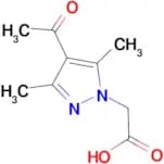 (4-acetyl-3,5-dimethyl-1H-pyrazol-1-yl)acetic acid