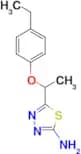 5-[1-(4-ethylphenoxy)ethyl]-1,3,4-thiadiazol-2-amine
