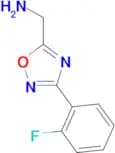 {[3-(2-fluorophenyl)-1,2,4-oxadiazol-5-yl]methyl}amine