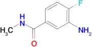 3-amino-4-fluoro-N-methylbenzamide