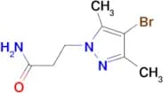 3-(4-bromo-3,5-dimethyl-1H-pyrazol-1-yl)propanamide