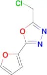 2-(chloromethyl)-5-(2-furyl)-1,3,4-oxadiazole