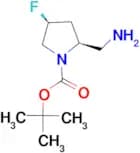 Tert-butyl (2S,4S)-2-(aminomethyl)-4-fluoro-1-pyrrolidinecarboxylate