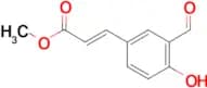 Methyl (2E)-3-(3-formyl-4-hydroxyphenyl)acrylate
