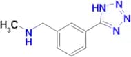 N-methyl-1-[3-(1H-tetrazol-5-yl)phenyl]methanamine