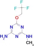 N-methyl-6-(2,2,2-trifluoroethoxy)-1,3,5-triazine-2,4-diamine