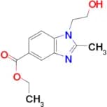 Ethyl 1-(2-hydroxyethyl)-2-methyl-1H-benzimidazole-5-carboxylate