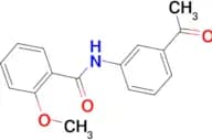 N-(3-acetylphenyl)-2-methoxybenzamide