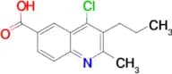 4-chloro-2-methyl-3-propylquinoline-6-carboxylic acid
