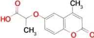 2-[(4-methyl-2-oxo-2H-chromen-6-yl)oxy]propanoic acid