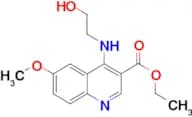 Ethyl 4-[(2-hydroxyethyl)amino]-6-methoxyquinoline-3-carboxylate
