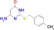 6-amino-2-[(4-methylbenzyl)thio]-4(3H)-pyrimidinone